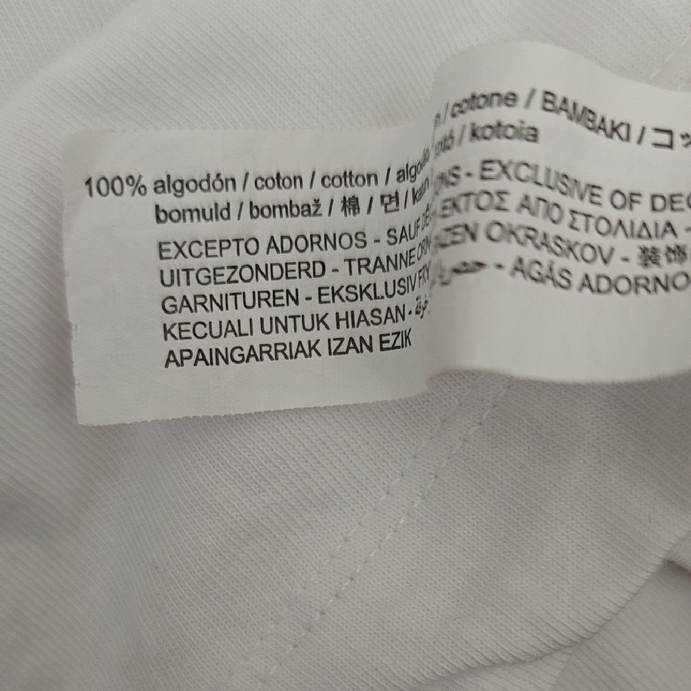 Zara White T-Shirt - Picture 6 of 6